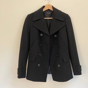 NWOT Theory Wool Double Breasted Coat